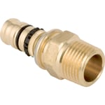 Transición Geberit serie Mepla con rosca macho: CW617N, d=16mm, R=1/2″